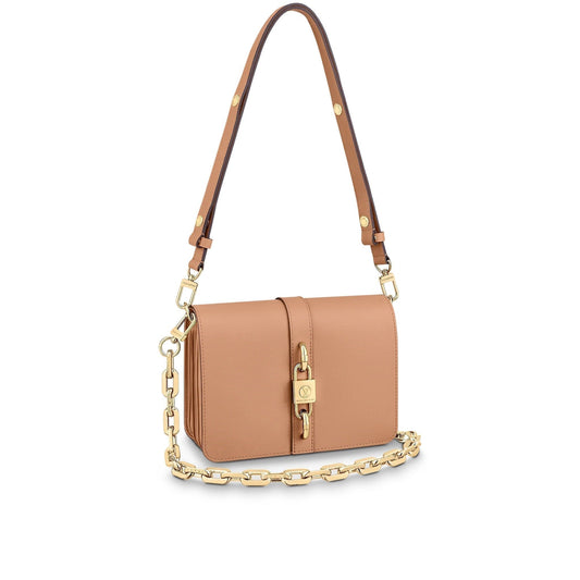 Louis Vuitton Rendez-Vous Calfskin Camel Brown Handbag