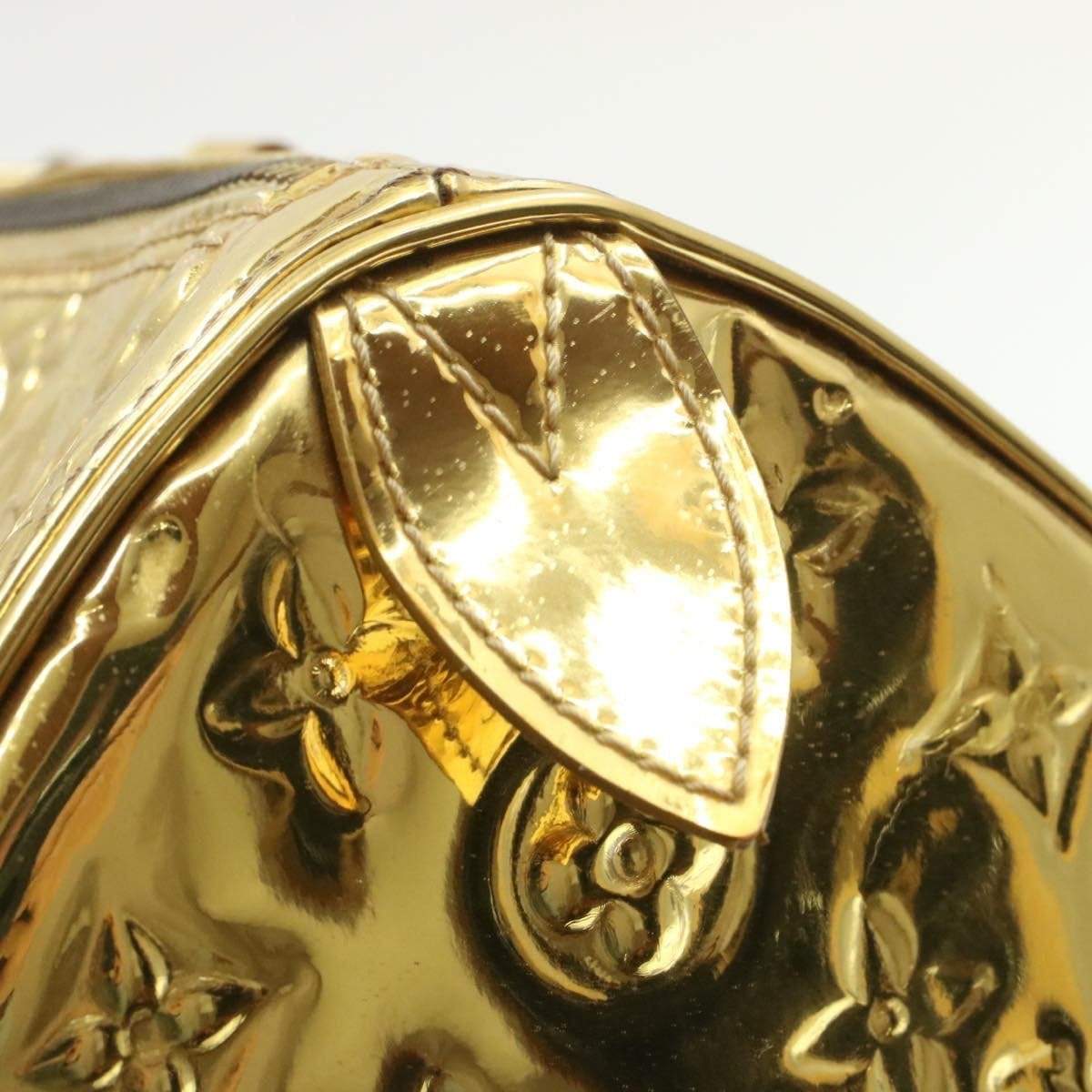 Louis Vuitton Speedy 35 Monogram Gold Mirror Bag