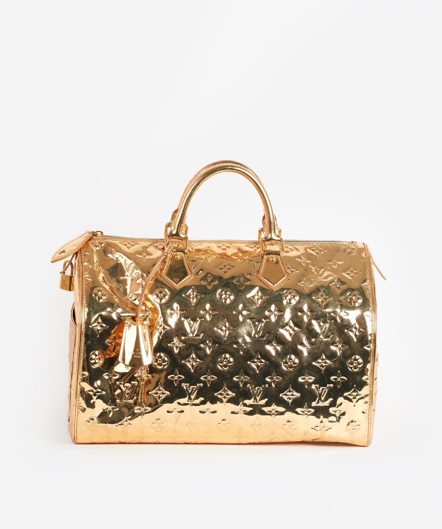 Louis Vuitton Speedy 35 Monogram Gold Mirror Bag