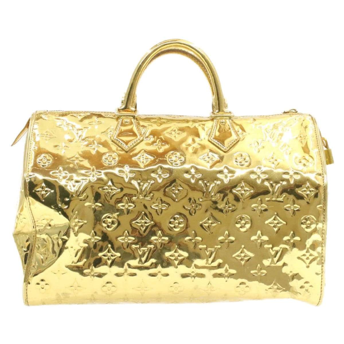 Louis Vuitton Speedy 35 Monogram Gold Mirror Bag