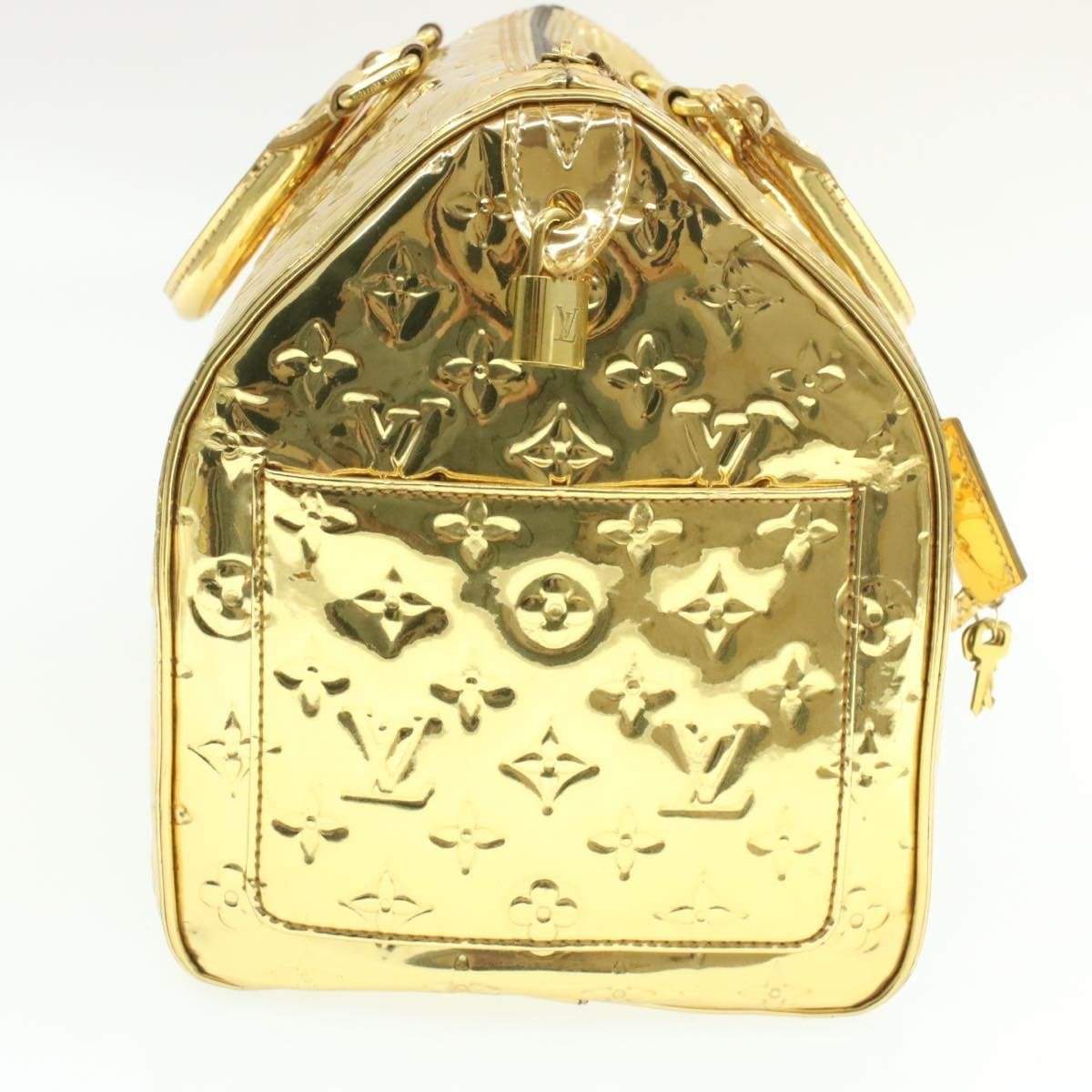 Louis Vuitton Speedy 35 Monogram Gold Mirror Bag