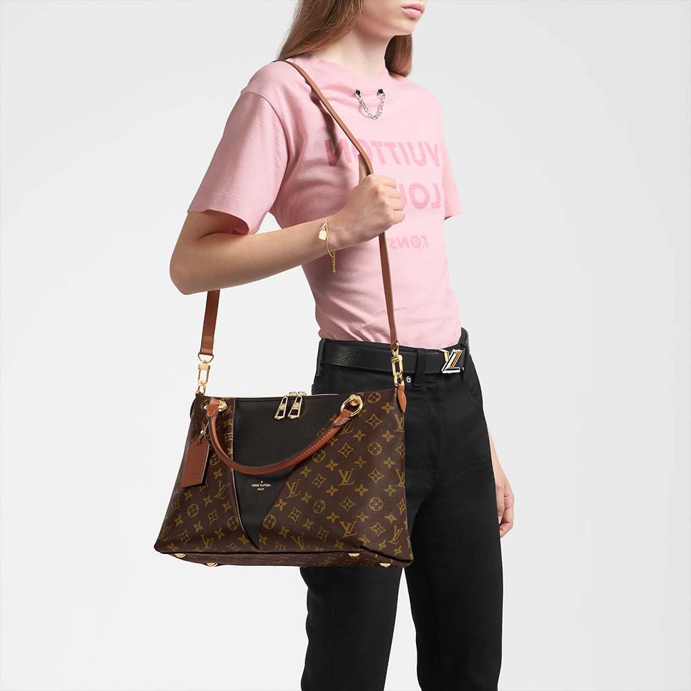 Louis Vuitton V Tote MM Monogram Tote
