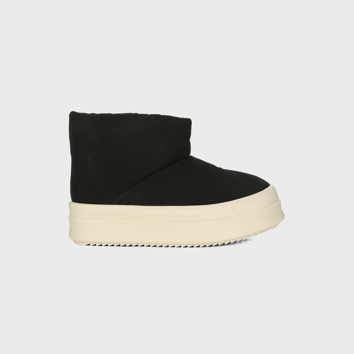 Rick Owens WMNS Mega Bumper Low Lunar Boots - Black / Milk / Milk Rick Owens