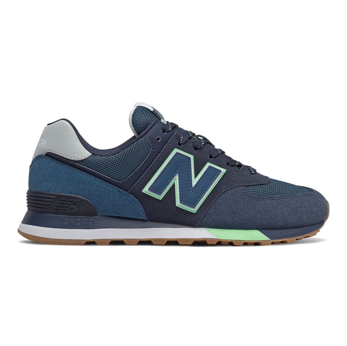 New Balance Men's 574 Shoes - Natural Indigo / Marblehead New Balance