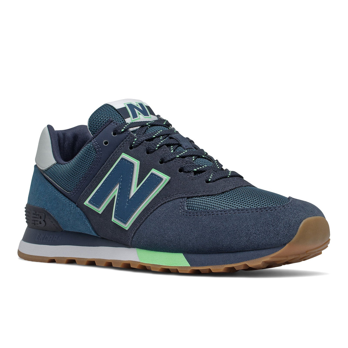 New Balance Men's 574 Shoes - Natural Indigo / Marblehead New Balance