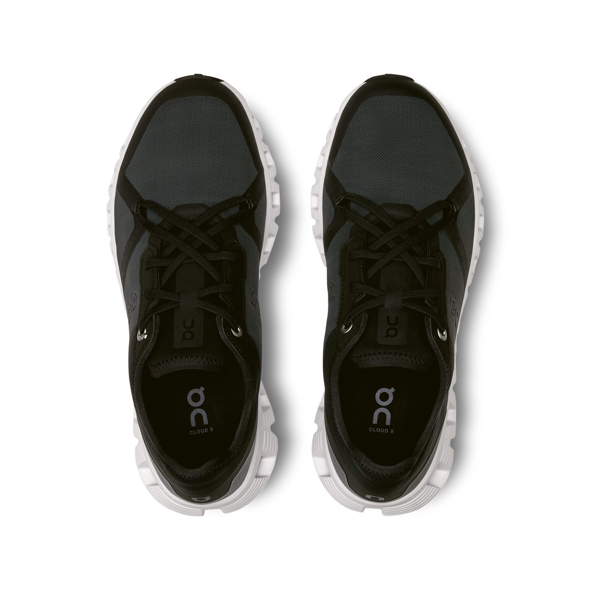 On Running Women's Cloud X 3 Ad Shoes - Black / White On Running