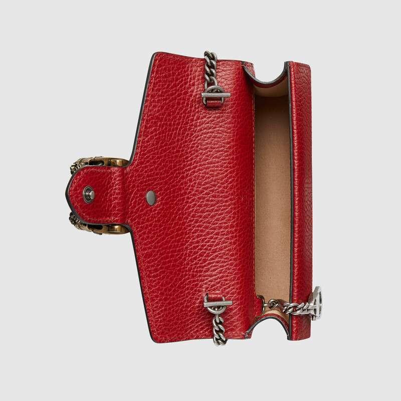 Gucci Dionysus Super Mini Red Leather Bag Gucci