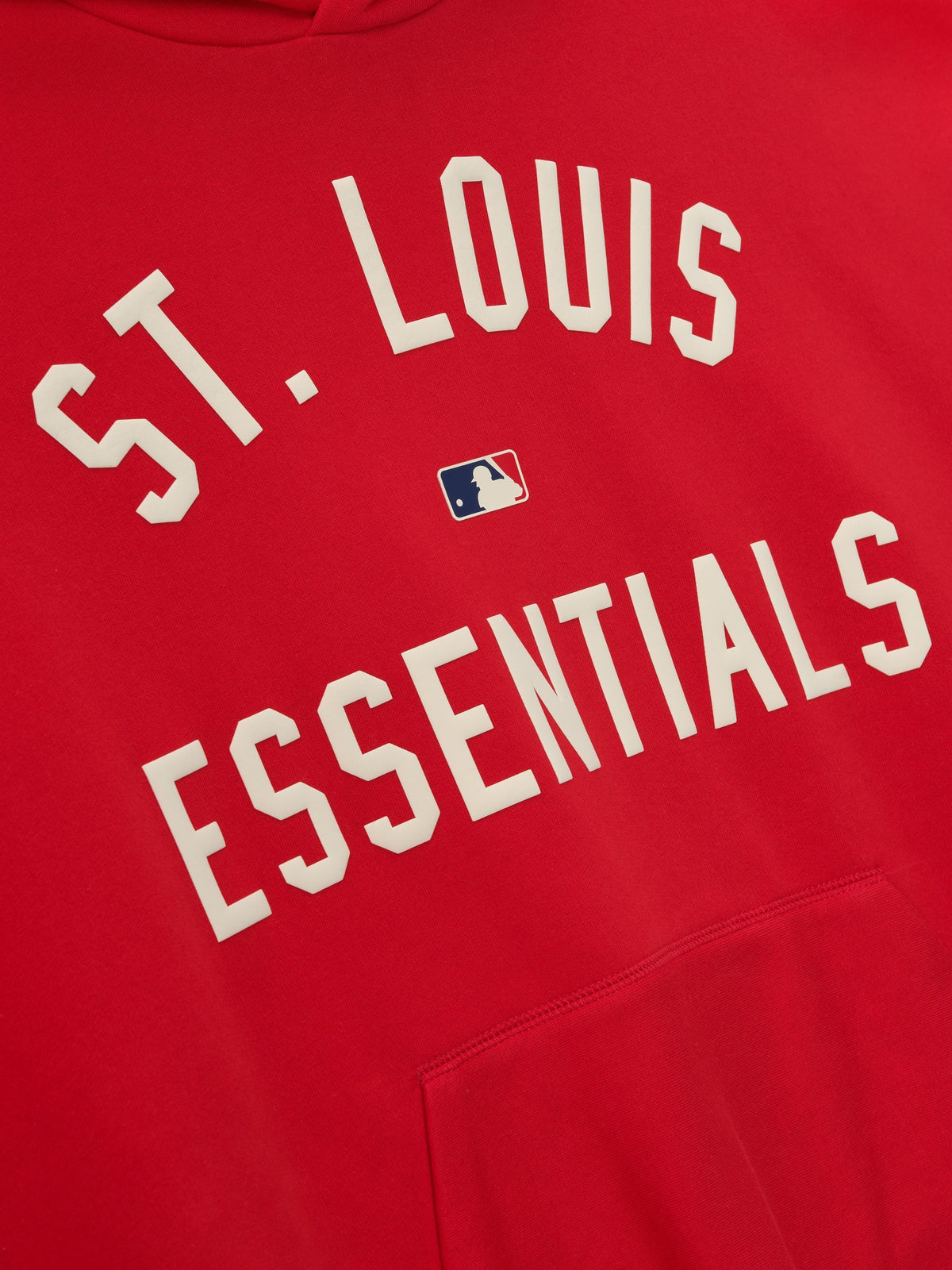 Fear of God Essentials Cardinals Sport Hoodie MLB Red BagAg