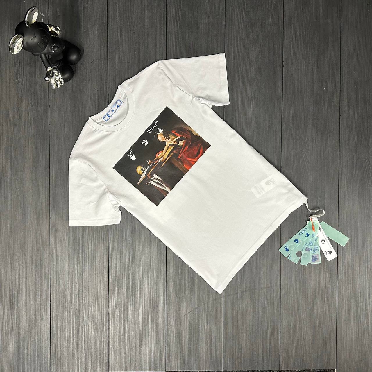 Off-White Caravaggio Saint Jerome Slim Fit Men's Women's T-Shirts in 2 Colors Reps UK Best Quality AAA Replica