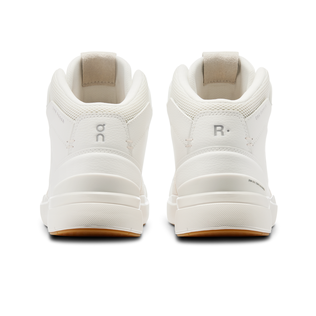 On Running Women's The Roger Clubhouse Mid Shoes - White / Sand On Running