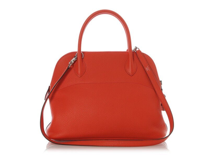 Orange Clemence Bolide 31 Palladium Hardware, 2017 - Crowned Bag