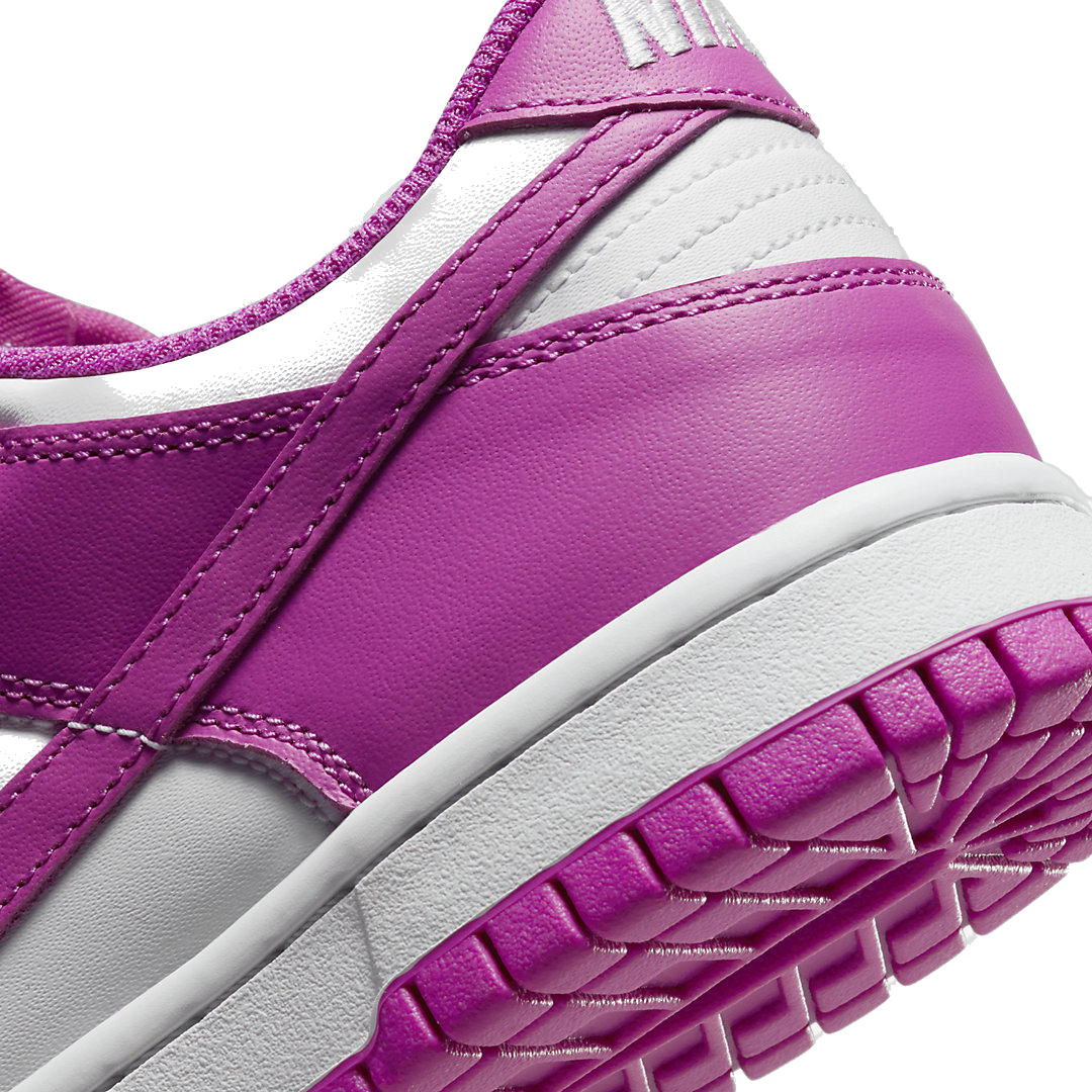 Nike Kids' Dunk Low Gs Shoes - White / Active Fuchsia Nike