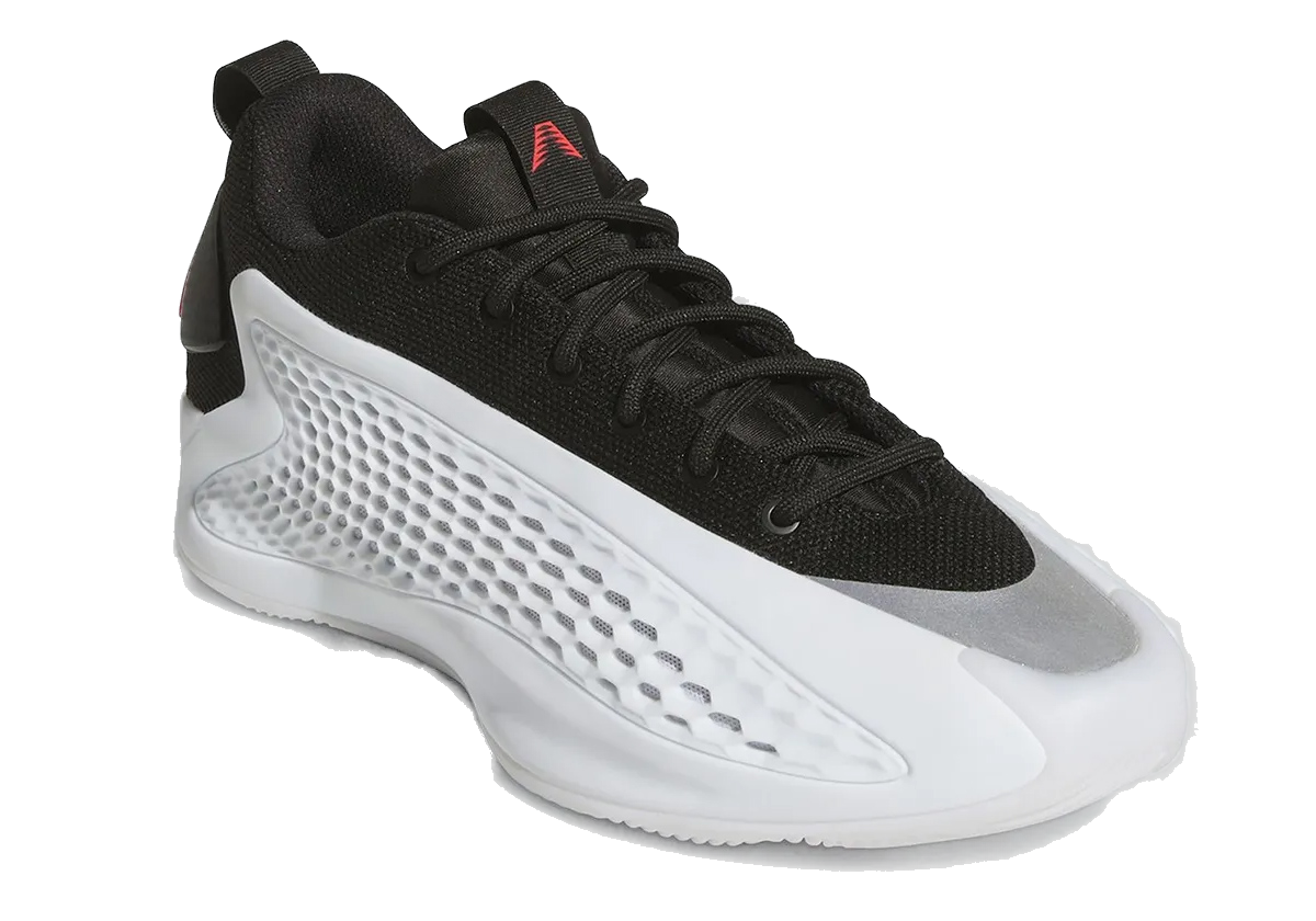 Adidas Men's Anthony Edwards 1 Low Shoes - White / Core Black / Lucid Red Adidas