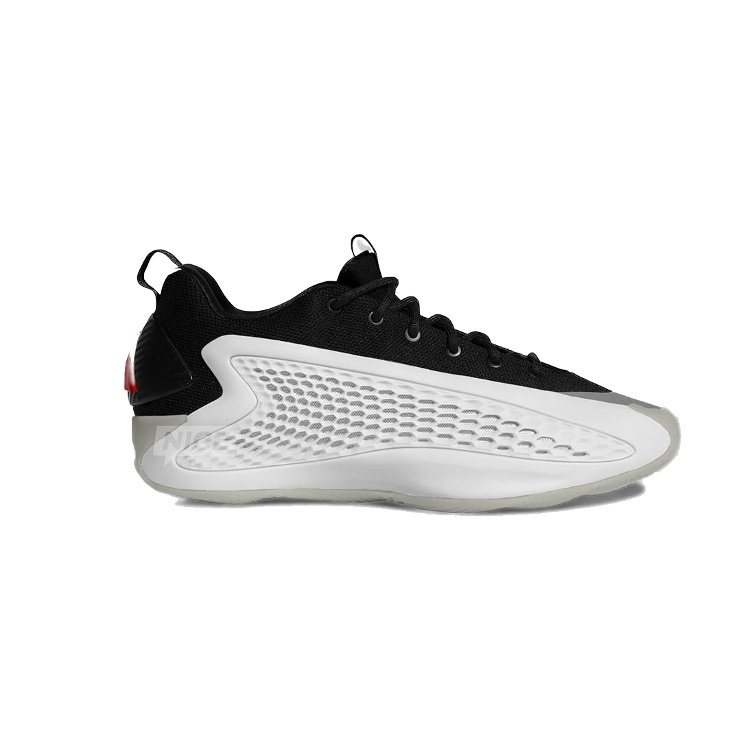 Adidas Men's Anthony Edwards 1 Low Shoes - White / Core Black / Lucid Red Adidas