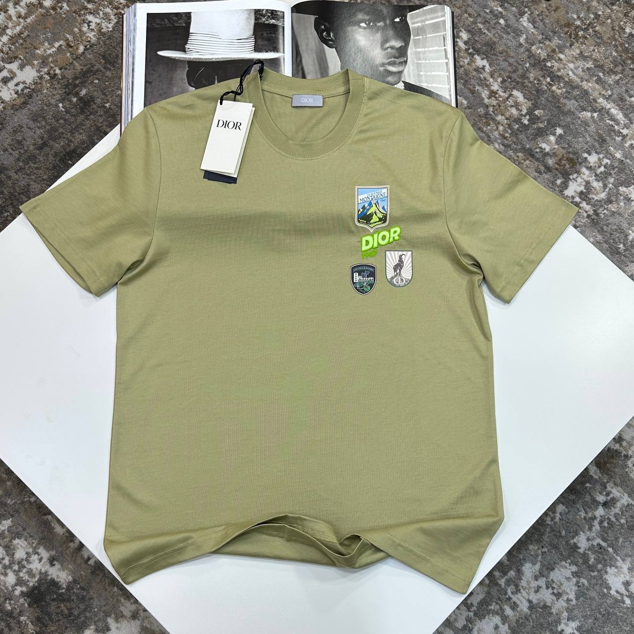 Dior Mountain Relaxed Fit T-Shirt Men's Women's in Different Colors Reps Sale UK Best Quality Sale AAA Replica