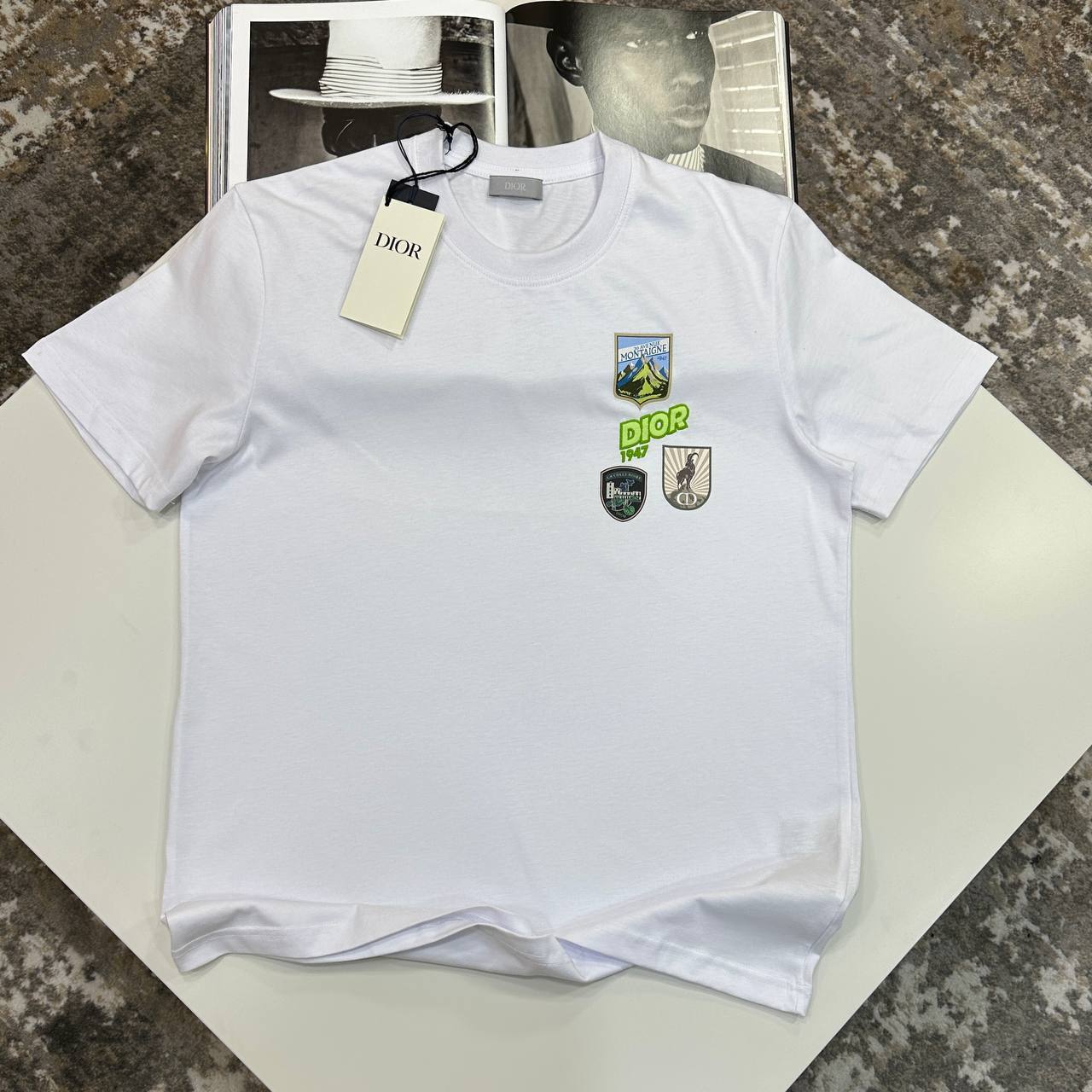 Dior Mountain Relaxed Fit T-Shirt Men's Women's in Different Colors Reps Sale UK Best Quality Sale AAA Replica