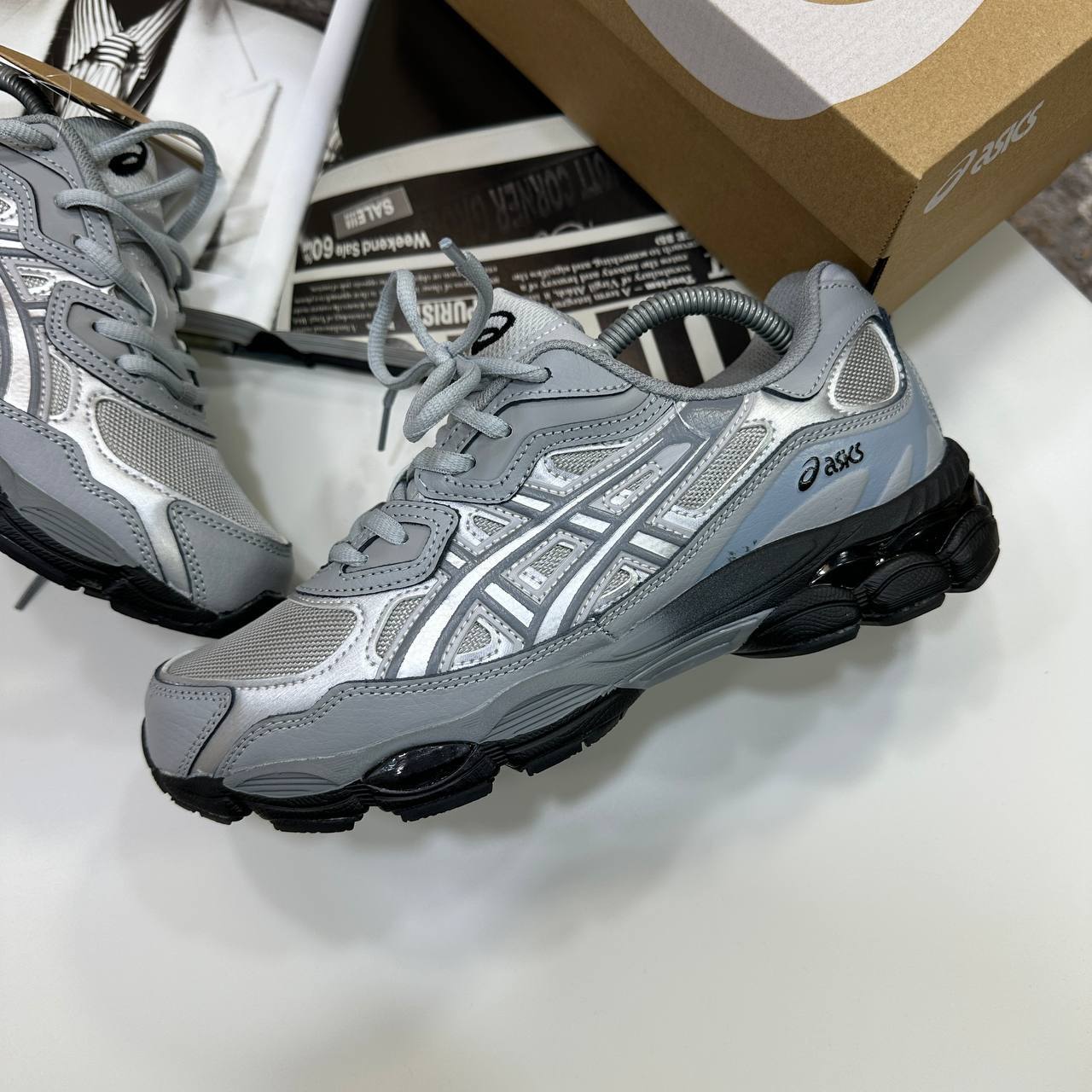 Asics Gel-NYC "Mid Grey Sheet Rock" 1203A280-020 Trainers Men's Reps Sale UK Best Quality AAA Replica