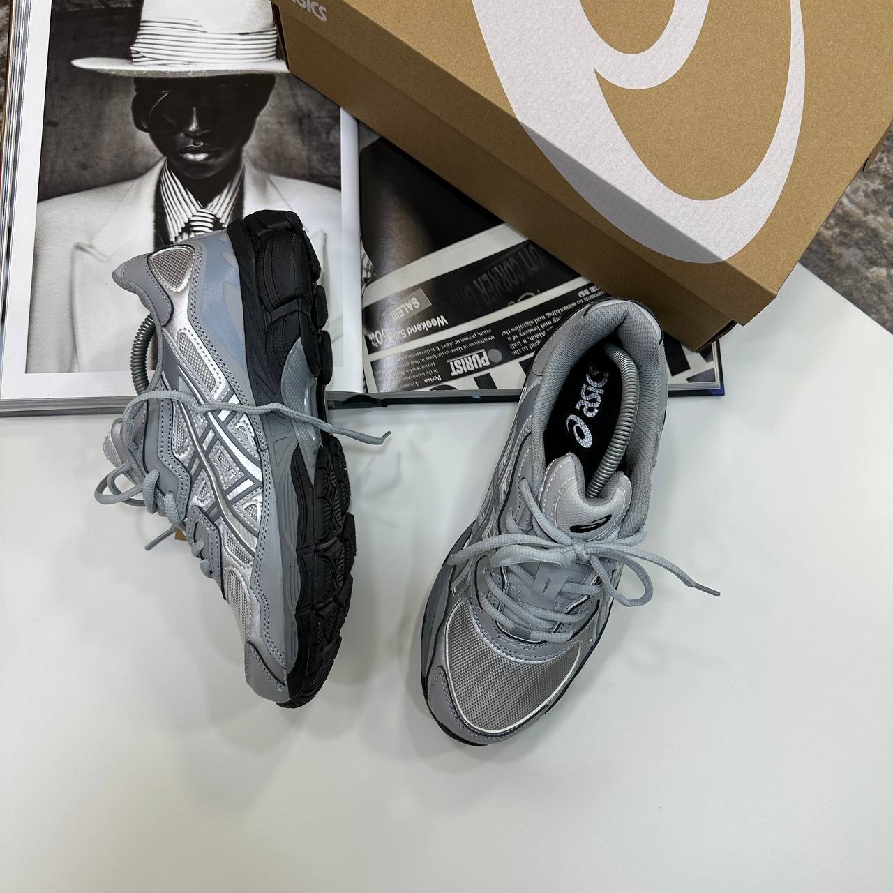Asics Gel-NYC "Mid Grey Sheet Rock" 1203A280-020 Trainers Men's Reps Sale UK Best Quality AAA Replica