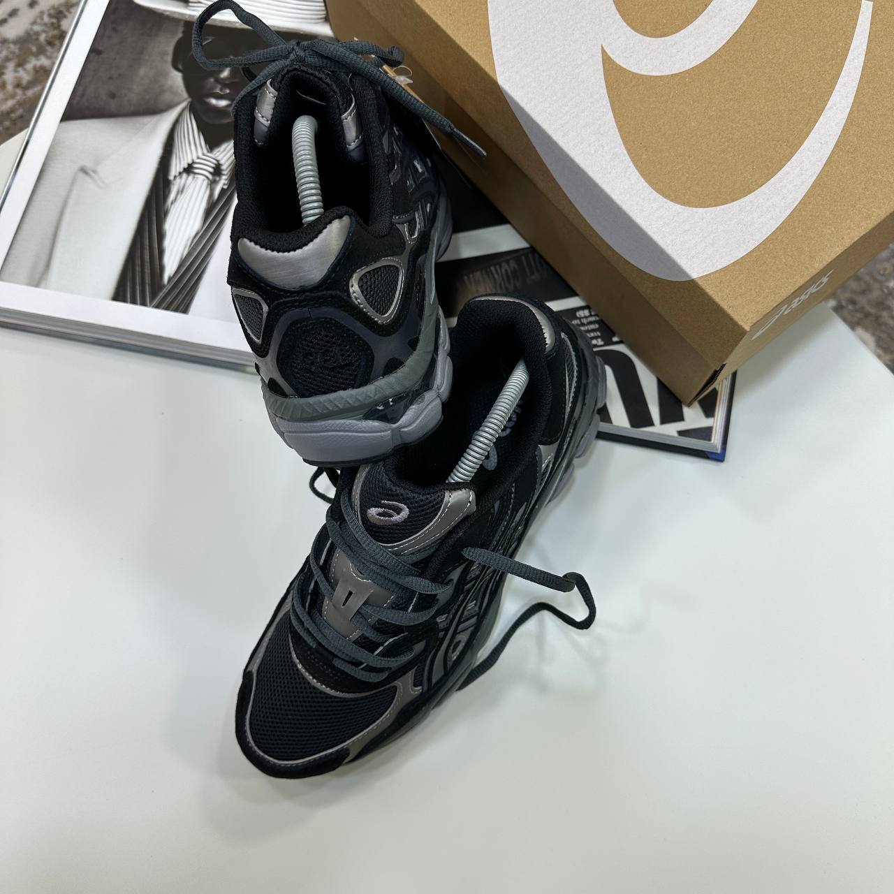 Asics Gel-NYC "Black" Trainers Men's Reps Sale UK Best Quality AAA Replica