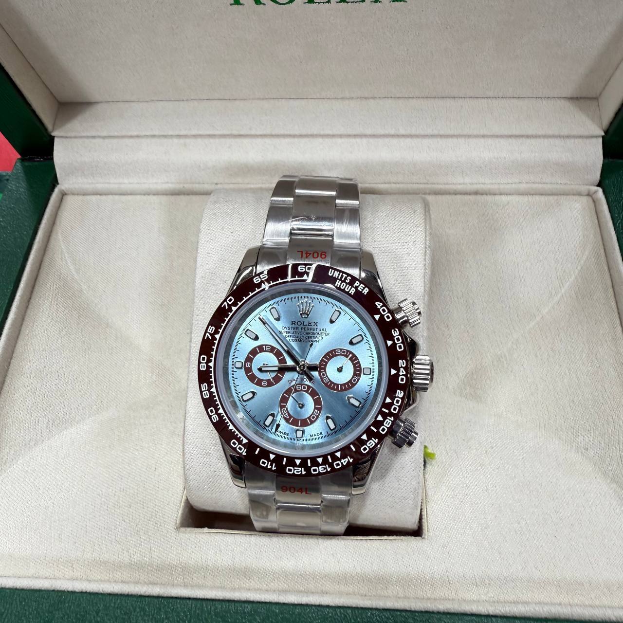 Rolex Oyster Perpetual Cosmograph Daytona Men's Watch Ice-Blue Dial Reps UK Best Quality AAA Replica