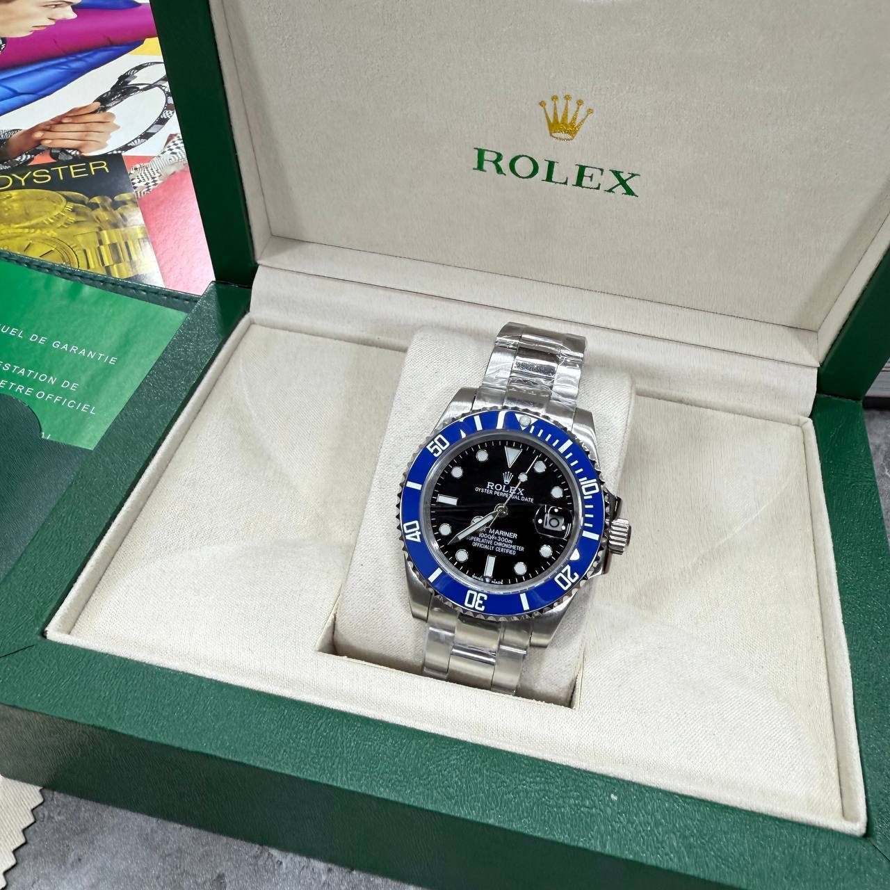 Rolex Submariner Date Men's Watch Reference 126619LB Blue Cerachrom Bezel & Black Dial Reps UK Best Quality AAA Replica