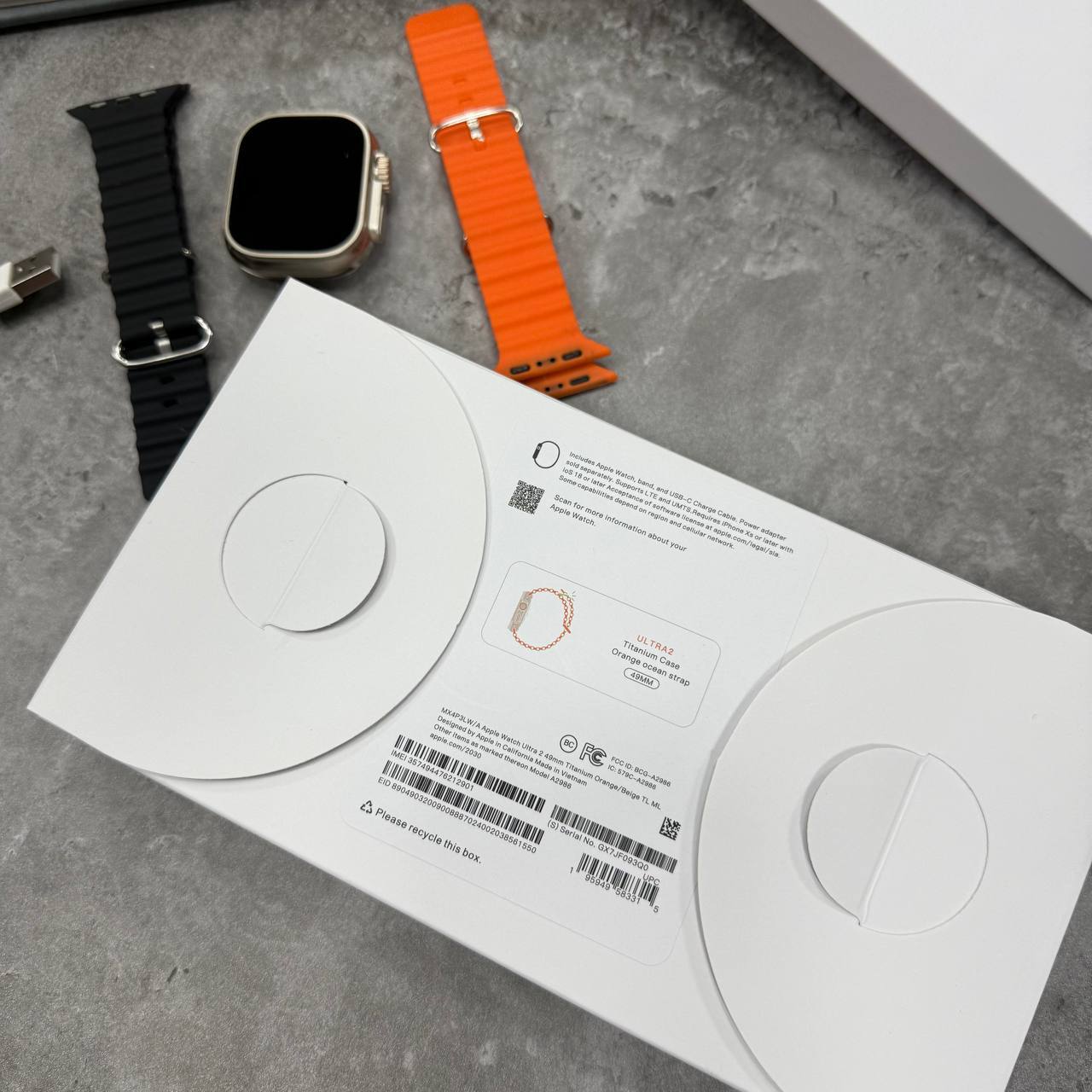 Apple Watch Ultra 4 Smart Watch with 2 Straps Men's Women's UK Reps Sale AAA Best Quality Replica