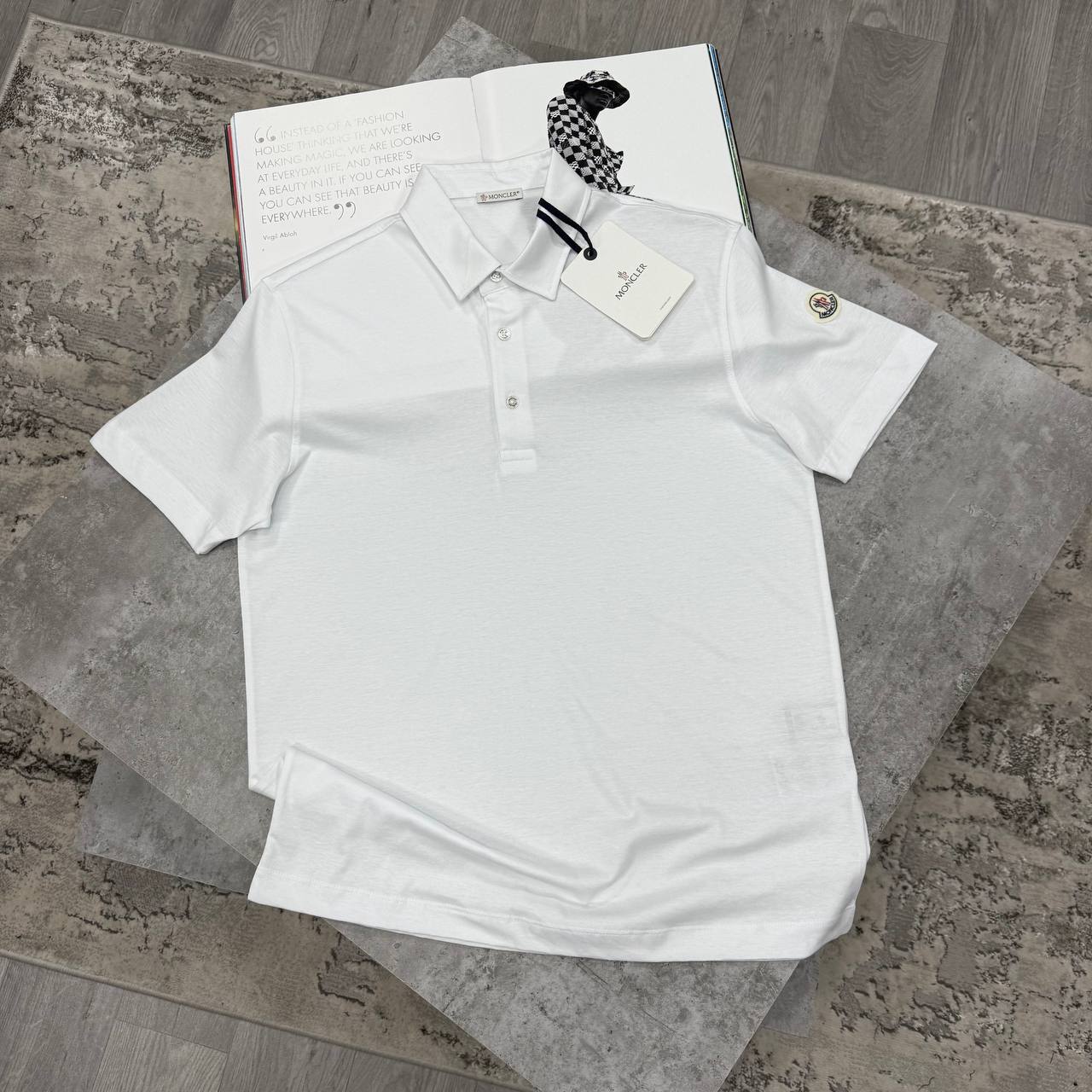 Moncler Logo Patch Cotton Pique Polo Shirts Men's in Different Colors Reps UK Sale Best Quality AAA Replica
