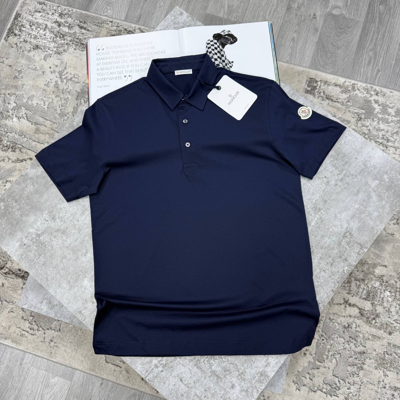 Moncler Logo Patch Cotton Pique Polo Shirts Men's in Different Colors Reps UK Sale Best Quality AAA Replica