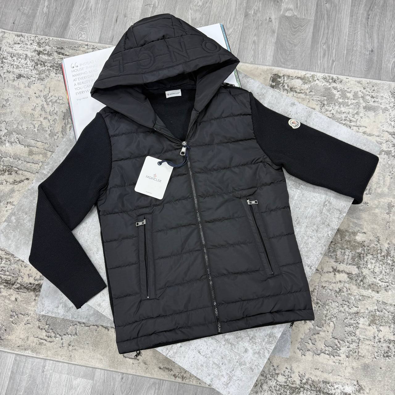 Moncler Wool Tricot Cardigan Jacket Men's Women's in Different Colors Reps UK Sale Best Quality AAA Replica