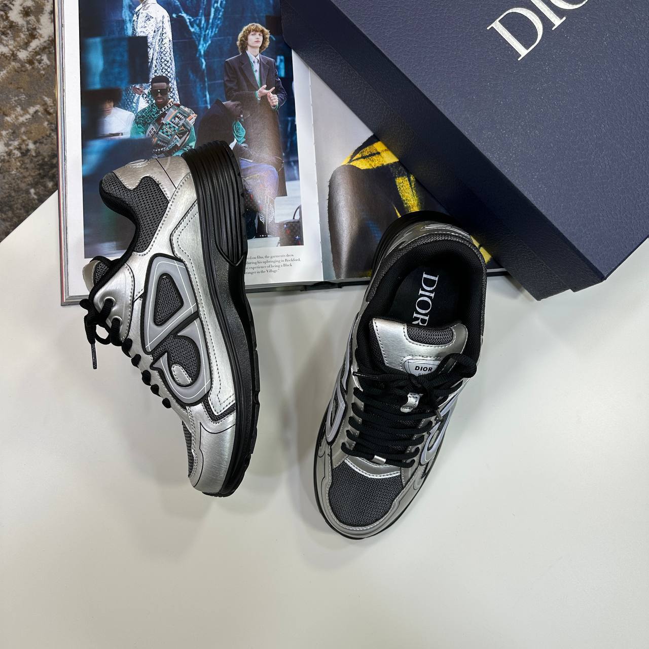 Dior B30 'Deep Gray Technical Mesh' Men's Trainers Reps Sale UK Best Quality AAA Replica