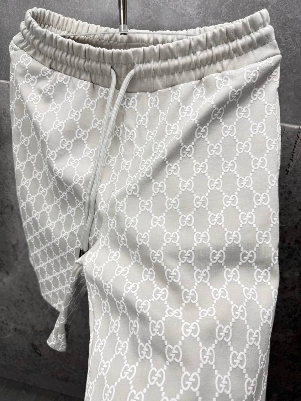 Gucci GG Monogram Logo Men's T-Shirts & Shorts Set in 2 Colors Reps UK Best Quality Sale AAA Replica