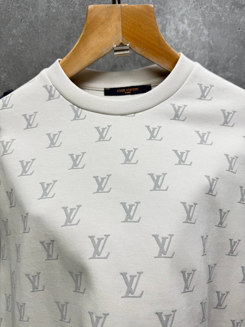 Louis Vuitton Monogram Embellished Men's T-Shirts & Shorts Set in 2 Colors Reps UK Best Quality Sale AAA Replica