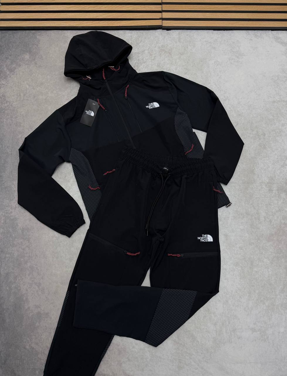 The North Face Stormgap Power Grid Tracksuit Men's in Black Reps UK Best Quality AAA Replica