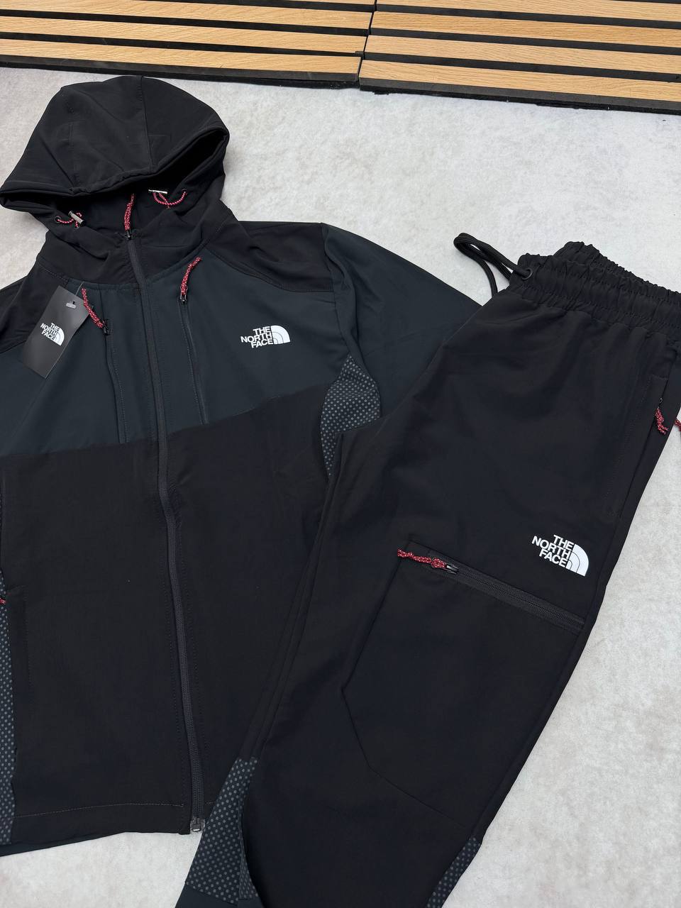 The North Face Stormgap Power Grid Tracksuit Men's in Black Reps UK Best Quality AAA Replica