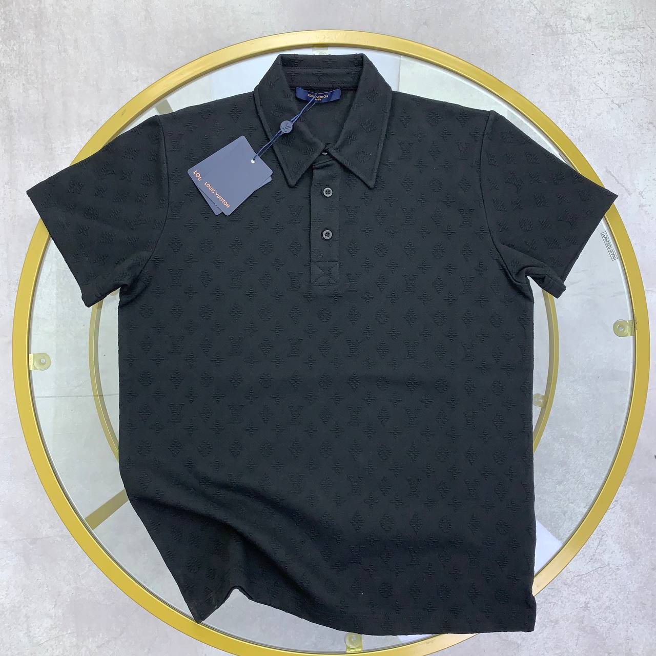 Louis Vuitton Monogram Pointelle Short-Sleeved Polo Shirts Men's in Different Colors Reps UK Sale Best Quality AAA Replica