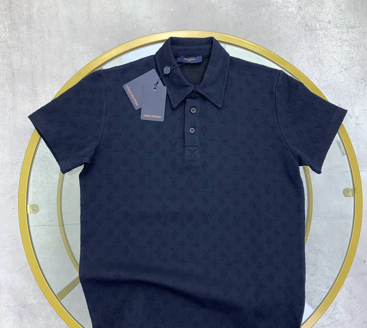 Louis Vuitton Monogram Pointelle Short-Sleeved Polo Shirts Men's in Different Colors Reps UK Sale Best Quality AAA Replica