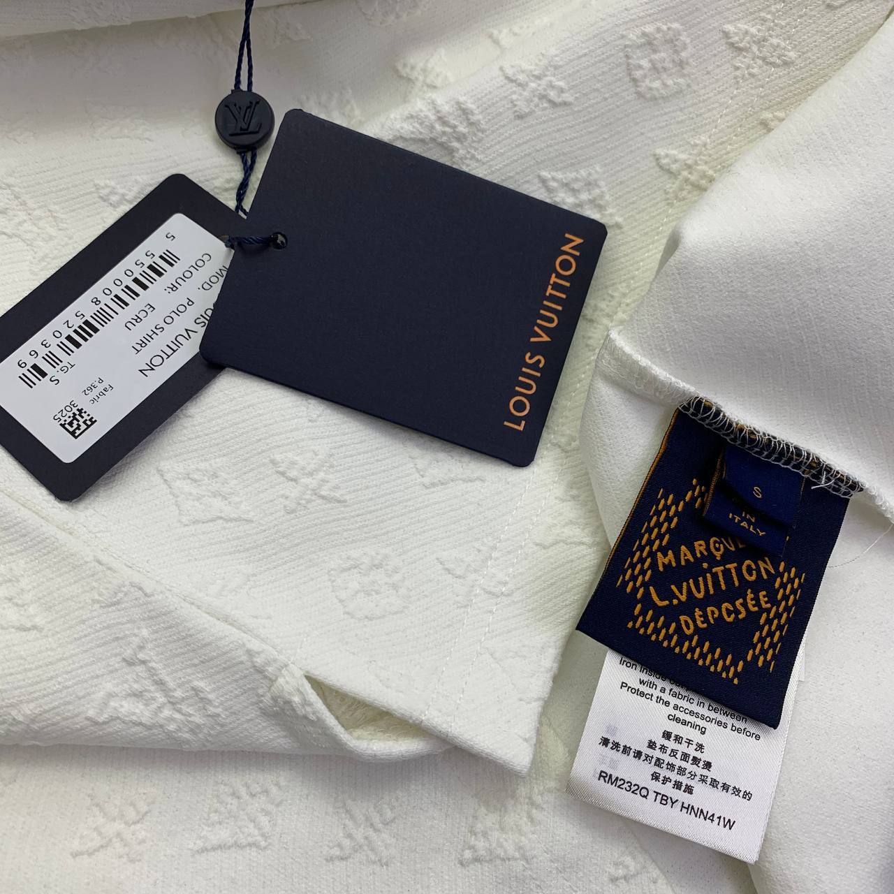 Louis Vuitton Monogram Pointelle Short-Sleeved Polo Shirts Men's in Different Colors Reps UK Sale Best Quality AAA Replica