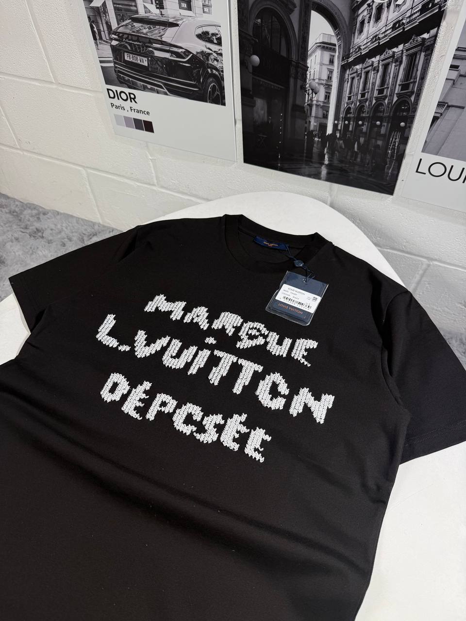 Louis Vuitton Embroidered Signature Ready to Wear T-Shirts Men's Women's in Different Colors Reps Sale UK Best Quality AAA Replica