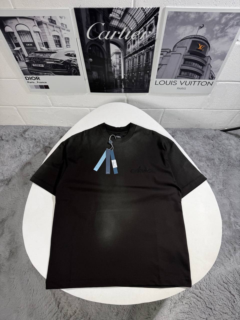 Amiri Bandana Patch T-Shirt Men's Women's in 2 Colors Reps UK Best Quality Sale AAA Replica