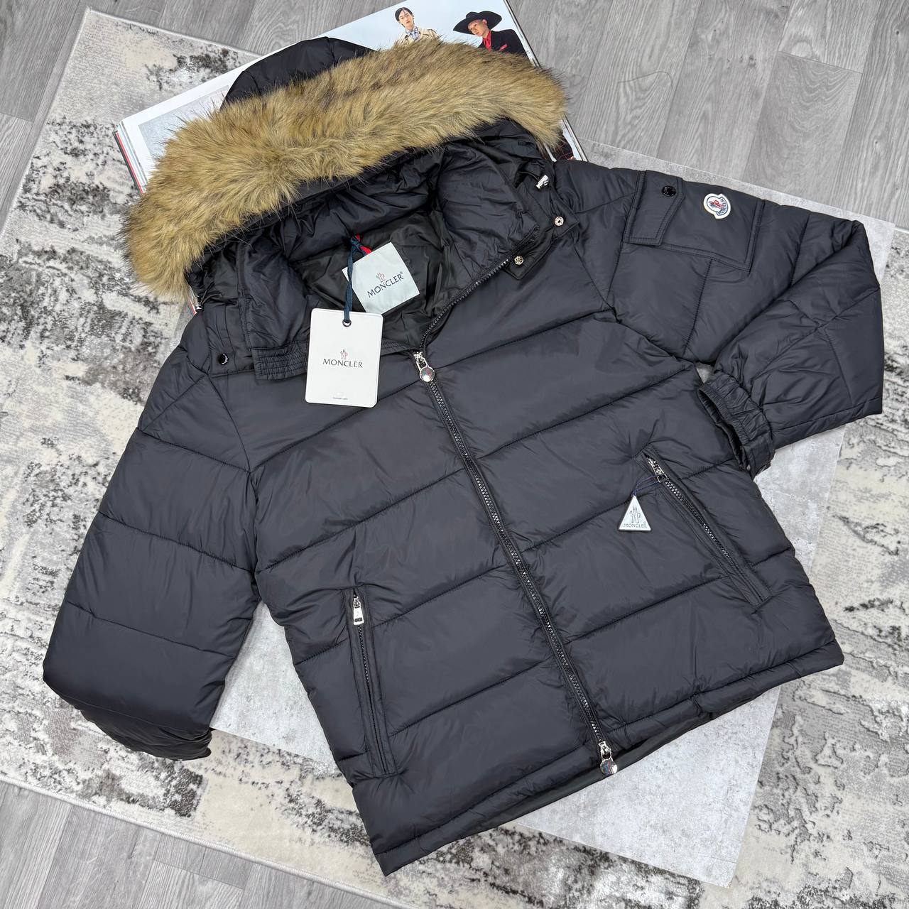 Moncler Mayaf Jacket with Detachable Fur in 2 Colors Reps Sale UK Best Quality AAA Replica
