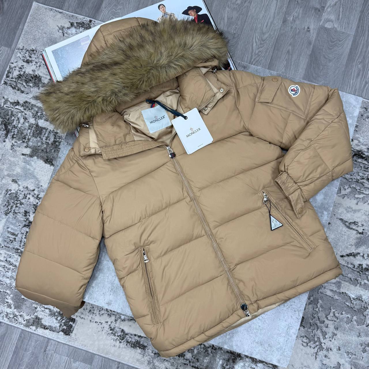 Moncler Mayaf Jacket with Detachable Fur in 2 Colors Reps Sale UK Best Quality AAA Replica