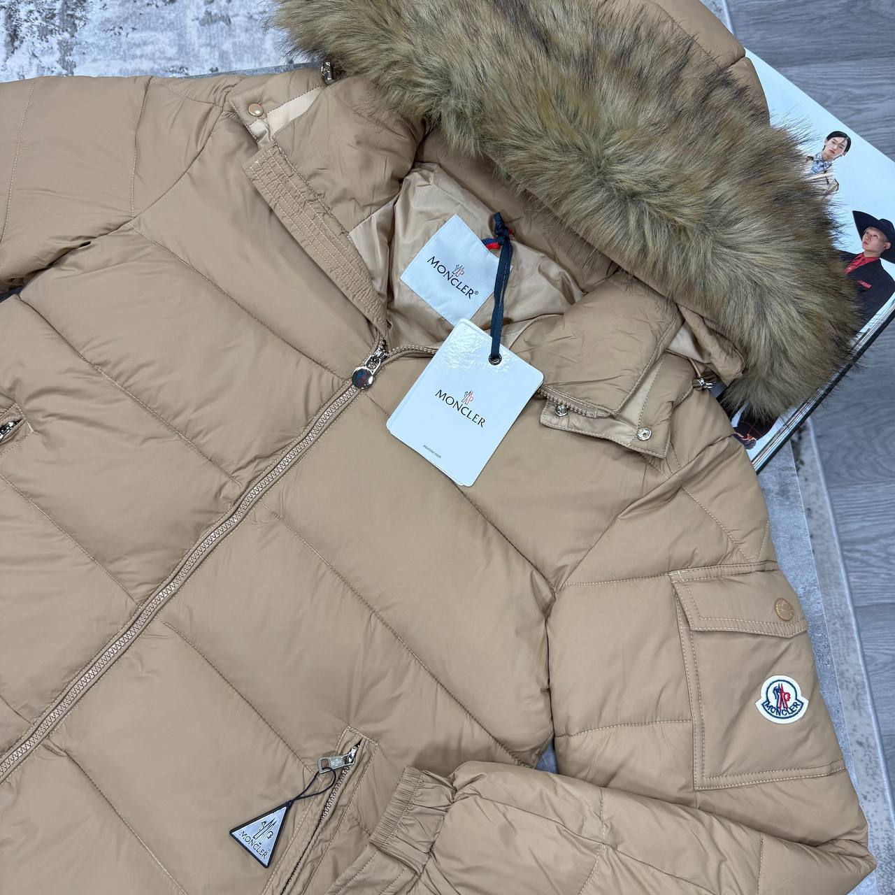 Moncler Mayaf Jacket with Detachable Fur in 2 Colors Reps Sale UK Best Quality AAA Replica