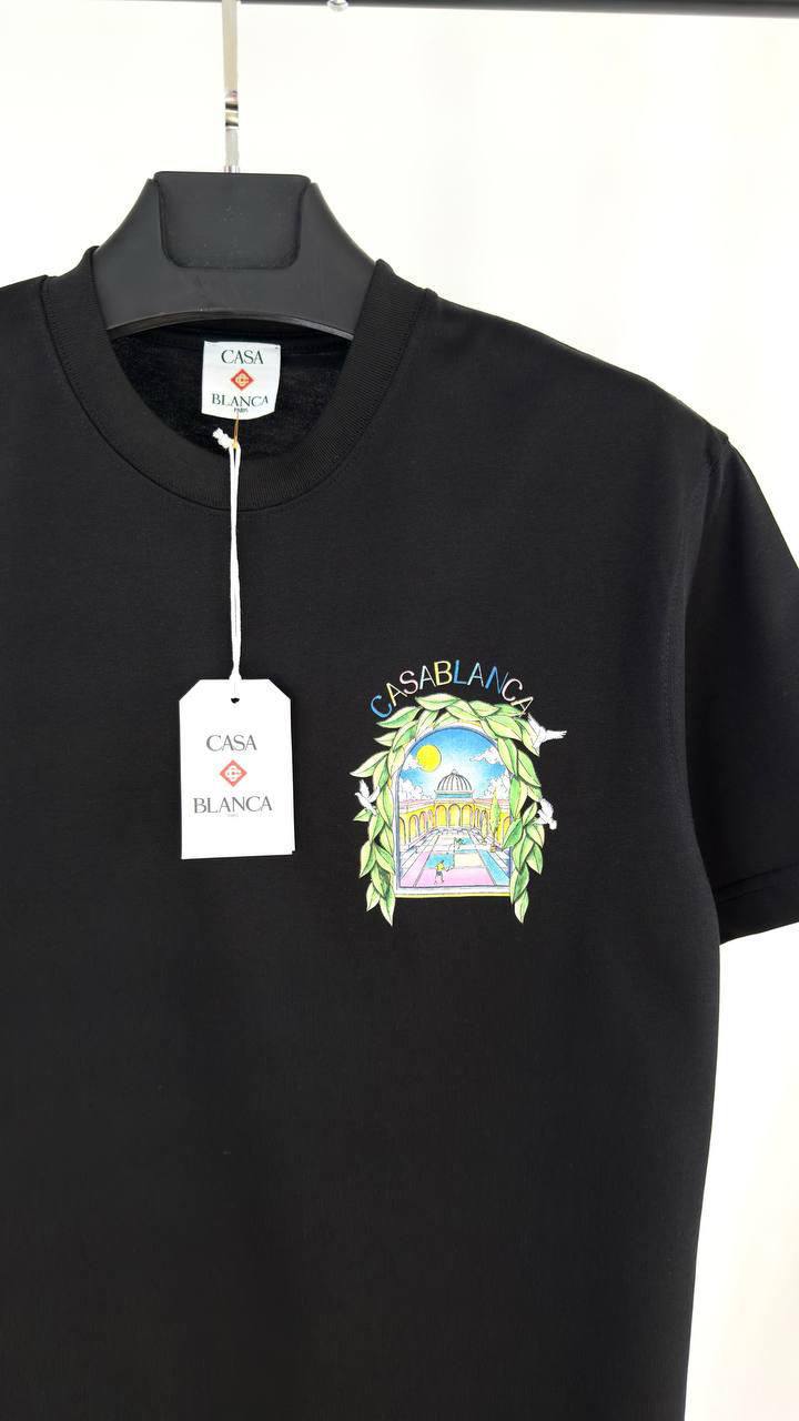 Casablanca Avenida Men's Women's T-Shirts in 2 Colors Reps Sale UK Best Quality AAA Replica