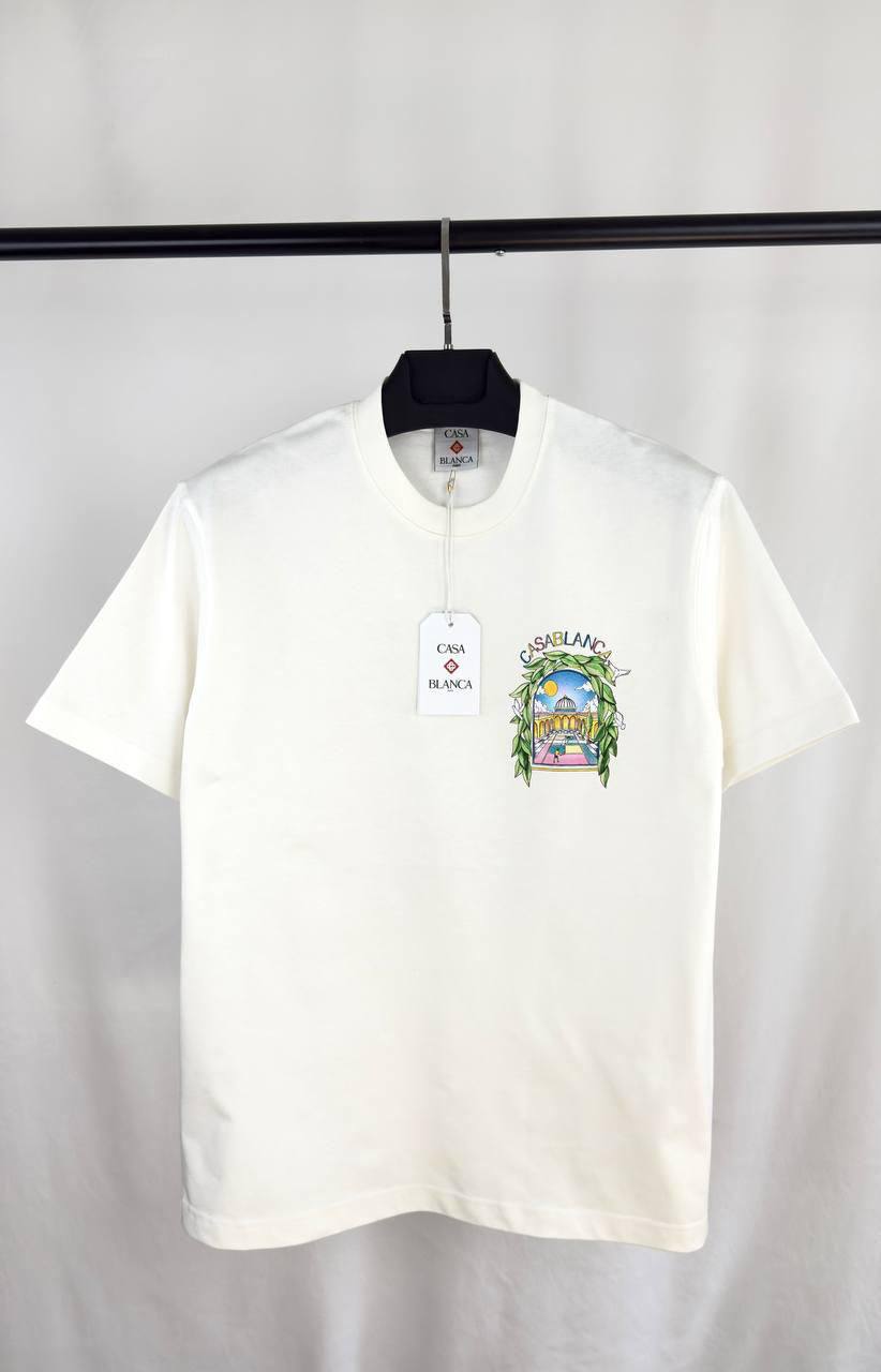 Casablanca Avenida Men's Women's T-Shirts in 2 Colors Reps Sale UK Best Quality AAA Replica