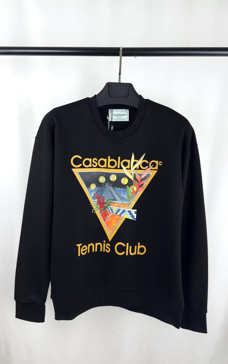 Casablanca Tennis Club Icon Men's Women's Jumper in 2 Colors Reps UK Best Quality AAA Replica
