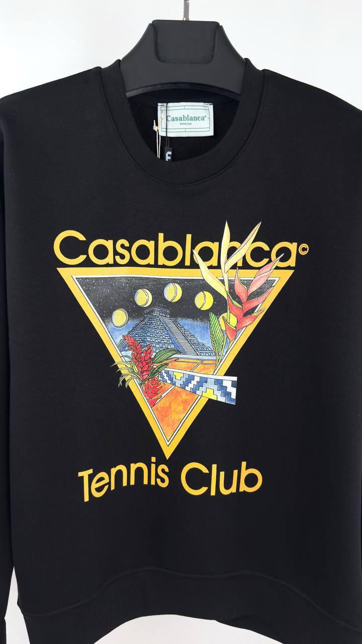 Casablanca Tennis Club Icon Men's Women's Jumper in 2 Colors Reps UK Best Quality AAA Replica