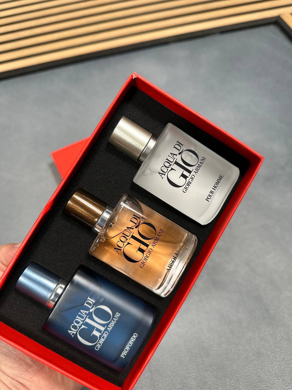 Giorgio Armani Acqua Di Gio 3 in 1 Perfume Gift Set Men's Reps Sale UK Best Quality AAA Replica