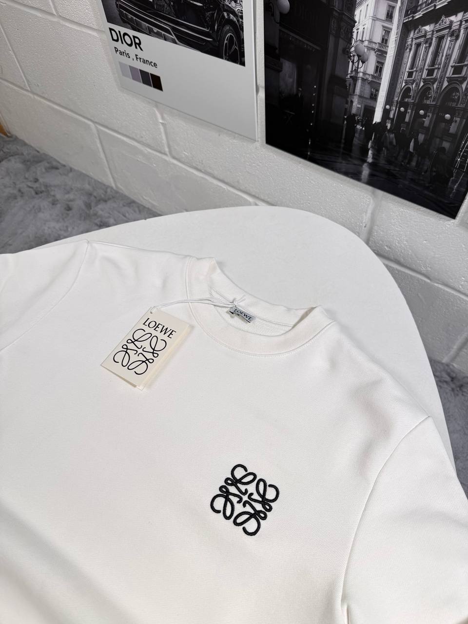 Loewe Anagram Logo Embroidered Men's Women's Jumper in 2 Colors Reps UK Best Quality AAA Replica