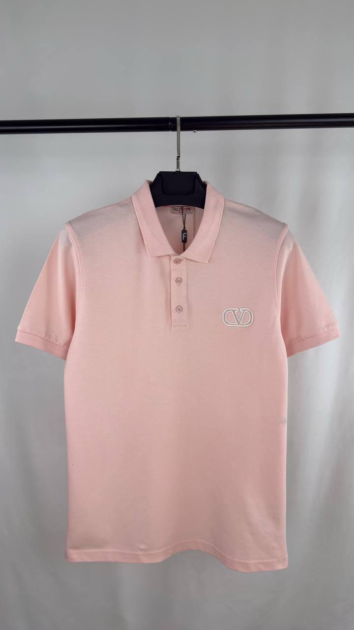 Valentino Garavani VLogo Signature Patch Polo Shirts Men's in Different Colors Reps UK Best Sale Quality AAA Replica