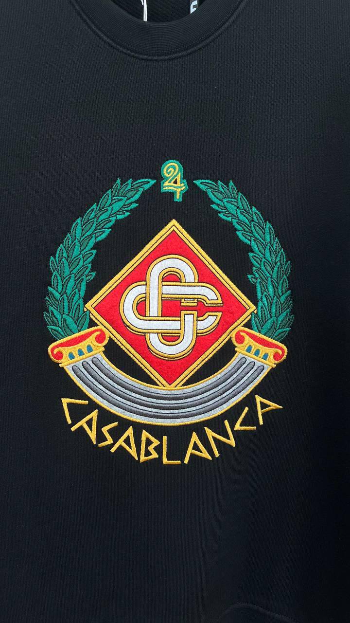 Casablanca Casa Crest-Embroidered Men's Women's Jumper in Different Colors Reps Sale UK Best Quality AAA Replica